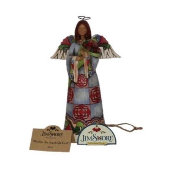 Jim Shore Mothers are Angels on Earth 4026592 Heartwood Creek - Picture 1 of 7